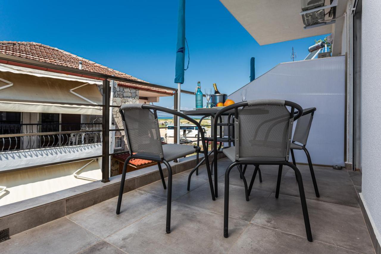 Halkidiki beach apartments 2 Nea Kalikratia Vergia beach Nea Kallikrateia Exterior foto