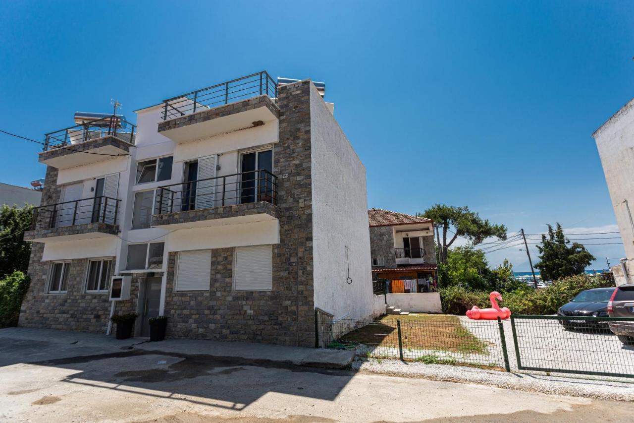 Halkidiki beach apartments 2 Nea Kalikratia Vergia beach Nea Kallikrateia Exterior foto