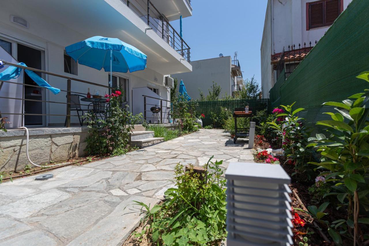 Halkidiki beach apartments 2 Nea Kalikratia Vergia beach Nea Kallikrateia Exterior foto