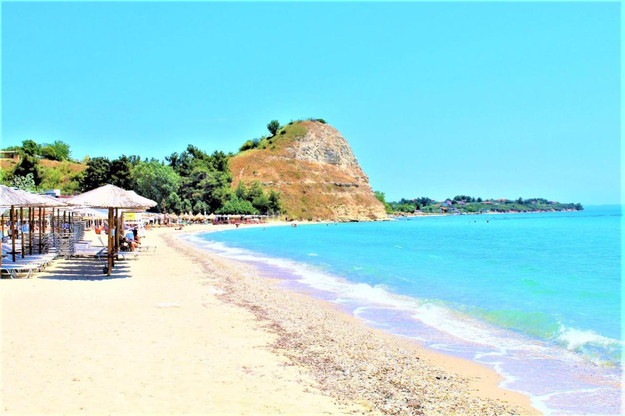 Halkidiki beach apartments 2 Nea Kalikratia Vergia beach Nea Kallikrateia Exterior foto