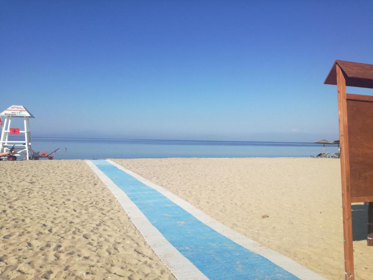 Halkidiki beach apartments 2 Nea Kalikratia Vergia beach Nea Kallikrateia Exterior foto